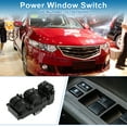 thumbnail image 2 of Interruptor de ventana eléctrica Unique Bargains No.35750T6LH01 para el lado del conductor delantero izquierdo para Honda Spirior 2015-2020 Negro, 2 of 7
