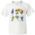 thumbnail image 3 of Inktastic Group of Beautiful Wildflowers Youth T-Shirt, 3 of 5