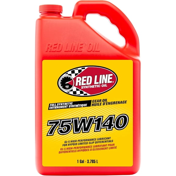 Red Line (57105) 75W140 Non-Limited Slip Synthetic Gear Oil - 1 Gallon