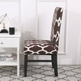 thumbnail image 6 of Vnanda Chair Covers for Dining Room - Stretch Chair Slipcovers for Decorative Seat Protector Armless Removable Washable Elastic Dinner Universal Spandex Solid Chair Slip Covers Set, 6 of 7