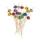 thumbnail image 1 of EeaseMX 100 palillos desechables de madera para comida, cócteles, frutas, aperitivos, bebidas, suministros para fiestas (fresa de colores), 1 of 7