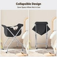 thumbnail image 5 of 32" Rolling Laundry Hamper with Removable Liner, Sturdy Metal Frame, 4 Casters and 2 Brakes, 5 of 9