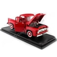 thumbnail image 4 of Coche fundido a presión Ford F-100 Pickup 1953 a escala 1:18 rojo, 4 of 6