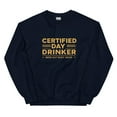 thumbnail image 4 of Certified Day Drinker #3 Unisex Sweatshirt, 4 of 9