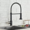 thumbnail image 6 of Senlesen Black Brushed Nickel Kitchen Sink Faucet Pull Down Sprayer Deck Mounted, 6 of 12