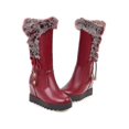thumbnail image 1 of Botines de mujer Botas cortas Botas de invierno Zapatos de invierno Botas de piel Botas de nieve, 1 of 3