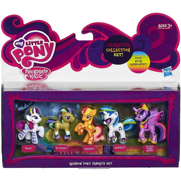 My Little Pony Rainbow Favorite Figure Set, ages 3 & up