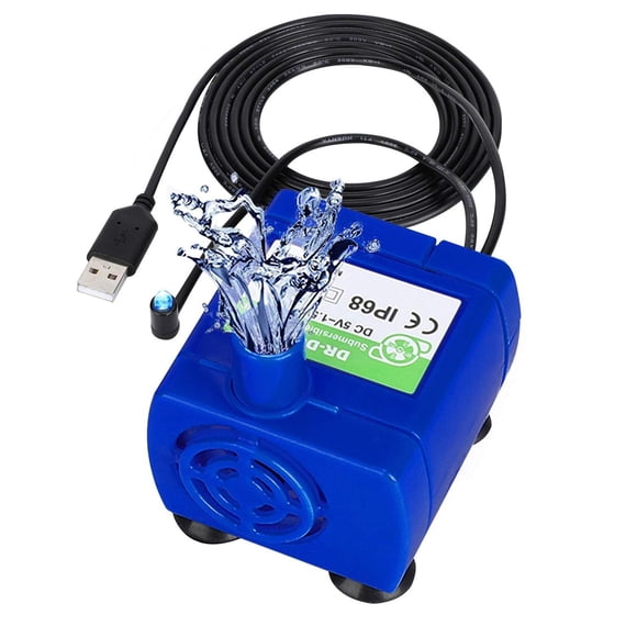Bomba de Fuente para Mascotas YHG con Luces LED Ultra Silenciosa y de Bajo Consumo para Gatos y Perr
