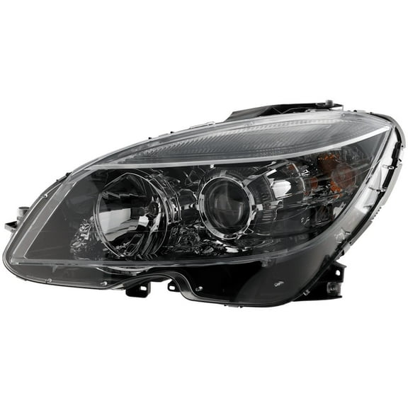 Headlight Compatible with 2008-2011 Mercedes-Benz C300 C350 C300 Sport 1.8L 3.0L I4 M271 M272 M276 Left Driver Side HALOGEN REPBZ100114 228HP