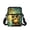 Autumn Owl Leaf Pattern, variant on Crossbody Bag Skulls Pattern Waterproof Crossbody Bags for Daily Use, Stretch Polyester Lightweight Crossbody Purse