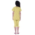 thumbnail image 4 of Moomaya Printed CottonNightwearSet For Womens Top & Capri Pant 2 Piece Sleepwear, 4 of 5