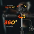thumbnail image 3 of Soozier 4-in-1 Boxing Punching Bag Stand with 2 Speedballs, 360° Relax Bar, & PU-Wrapped Bag & Adjustable Height, Black, 3 of 8