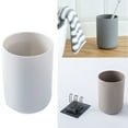 thumbnail image 2 of 2Pcs/set Wall-mounted Toothbrush Holder Organizer Toothbrush Rack Environment-friendly Plastic Toothpaste Wash Cup Mug, 2 of 8