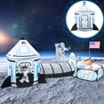 thumbnail image 6 of Wilwolfer Spaceship 3pc Baby Ball Pit Tent for Kids 3/4/5/6 Years Toddlers with Play Tunnel Pop up Indoor Polyester Toys, 6 of 10