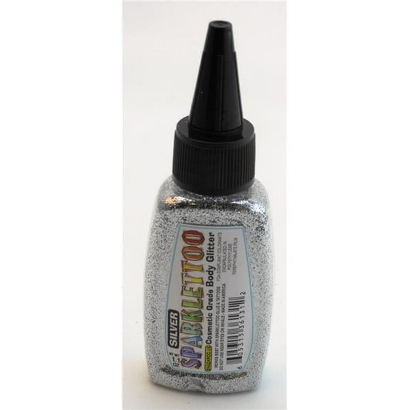 Sparklettoo GL-.7SILVER 1.1 oz Glitter, Silver