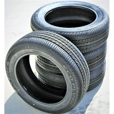 Set of 4 (FOUR) Accelera Eco Plush 185/60R15 84H A/S All Season Tires Fits: 2011-19 Ford Fiesta SE, 2001-02 Dodge Neon ACR