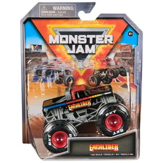 Hot Wheels Monster Jam NEA Police Blue with Team Flag 1:64