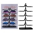 thumbnail image 4 of 5 Pair Sunglasses Display Rack Eyeglass Glasses Stand Rack Display Counter sunglasses Organizer Black White, 4 of 9