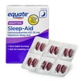 Equate NightTime SleepAid Diphenhydramine Capsules, 25 mg, 24 Ct