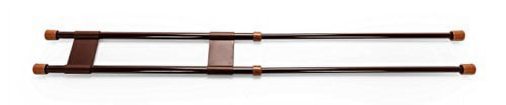 Camco Pull-Up Double RV Refrigerator Bar, Extends 16″ to 28″, Spring Loaded