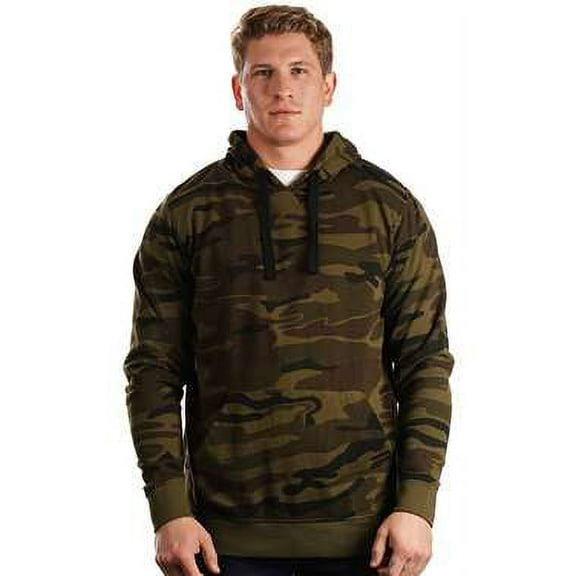 Burnside Enzyme-Washed French Terry Hooded Sweatshirt 8605 Green Camo S