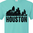 thumbnail image 4 of Inktastic Houston Skyline Grunge T-Shirt, 4 of 5