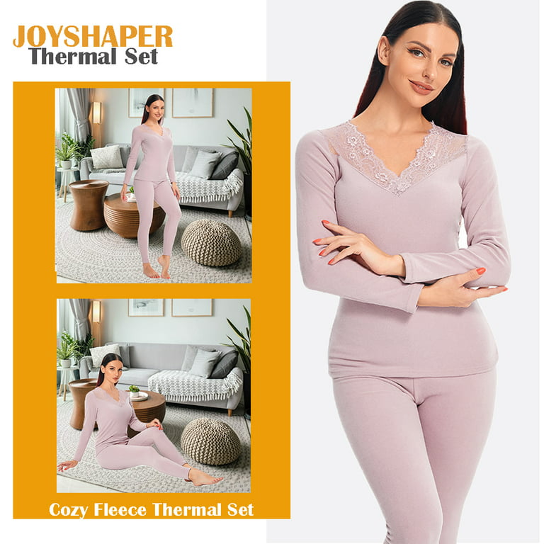 Joyshaper Thermal Underwear for Women Ultra Soft Long Johns Set