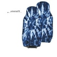 thumbnail image 6 of KAKALAD Dark Blue Tie Dye 03 Car Accessories Seat Covers Set Vehicle Seat Covers Universal Front Seats Protector 2 Pcs, 6 of 9