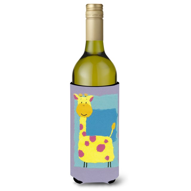 Botella de vino de jirafa Koozie Hugger 750 ml multicolor Caroline's Treasures APH8333LITERK