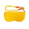 thumbnail image 1 of Ohufall Color Block Silicone Sunglasses Case Portable Eyeglass Protective Cover For Outdoor, 1 of 6
