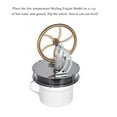 thumbnail image 2 of Aibecy Low Temperature Stirling Engine Motor Model Heat Steam Education Toy DIY Kit, 2 of 7