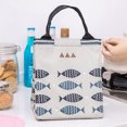 thumbnail image 4 of Bolsa de almuerzo para mujeres, lonchera grande con aislamiento, bolsas refrigeradoras reutilizables para hombres adultos, bolsas de almuerzo a prueba de fugas para el trabajo, oficina, camping,, 4 of 5
