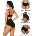 thumbnail image 2 of Random color 4PCS women's cotton underwear, high-waisted full-coverage underwear, postpartum soft and breathable underwear, elastic underwear, 2 of 7