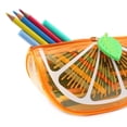 thumbnail image 2 of Pen+Gear Tinted Fruit Slice Pencil Pouch in Orange Design, 2 of 6