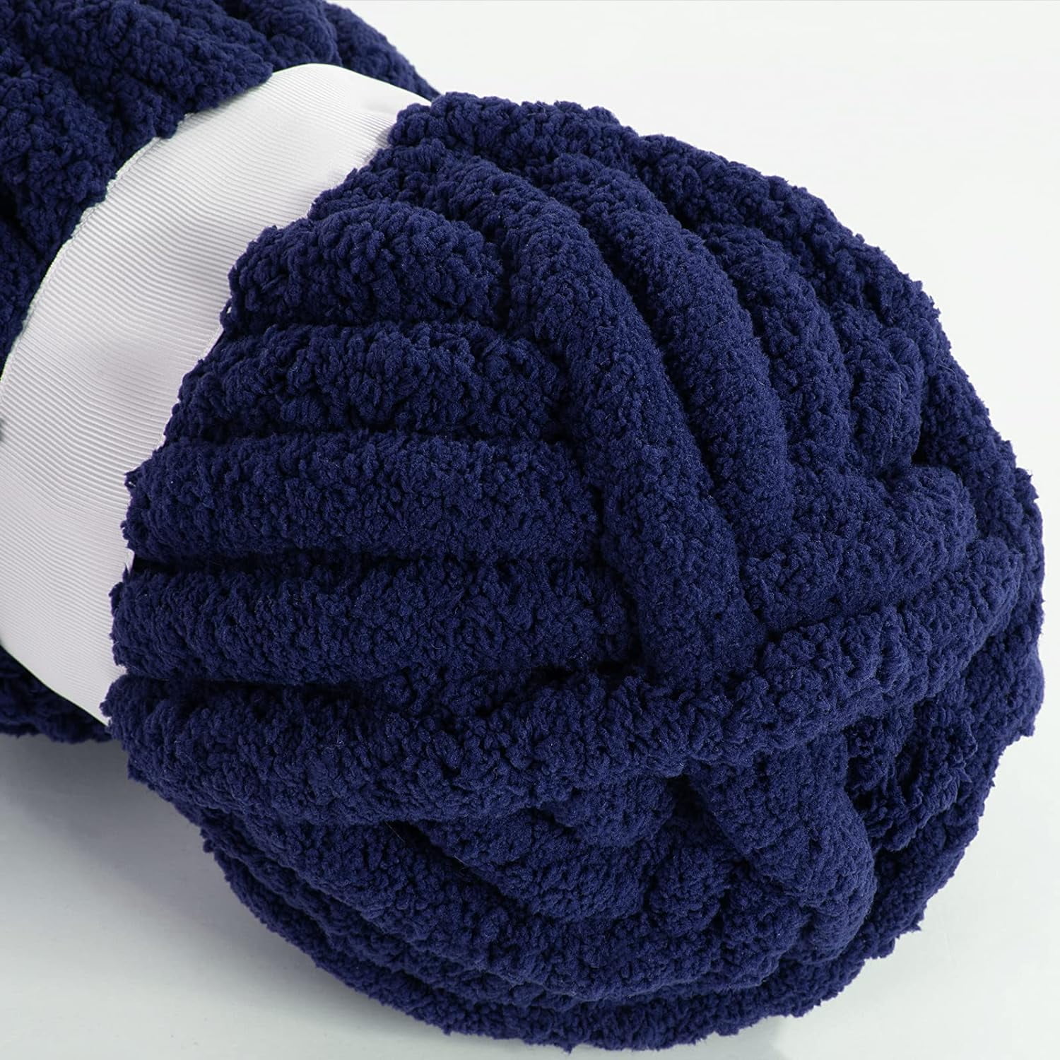 6 Pack/ 8 Pack Chunky Chenille Yarn for Crocheting, Bulky Thick Fluffy Yarn for Knitting, Bulky Chunky Yarn for Hand Knitting Blanket, Super Soft Plush Yarn (27yds Each Skein)