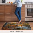 thumbnail image 5 of Orange Autumn Deer Door Mat&nbsp;Indoor Outdoor Entrance, Non Slip Rug for Kitchen Bathroom Entryway Rug, Forest Vintage Elk Washable Doormat Floor Mat for Office Home Decor 20x31.5 Inch, 5 of 8