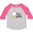 thumbnail image 3 of Inktastic My 1st Easter with Cute Bunny and Carrot Boys or Girls Toddler T-Shirt, 3 of 5
