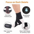 thumbnail image 2 of AFO Foot Drop Brace for Walking with Shoes, Drop Foot Brace Soft Night Splint for for Sleeping, Adjustable Foot Support (Left), 2 of 6