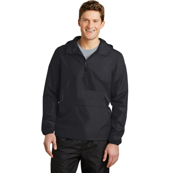 Sport-Tek Zipped Pocket Anorak
