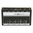 thumbnail image 4 of Amdohai MH400 Ultra Low-Noise 4-Channel Line Mixer Mini Audio Mixer with 1/4-inch TS Inputs & Output Volume Control for Guitars Bass Keyboards, 4 of 8