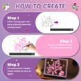 thumbnail image 2 of Tablero de dibujo LED KiddyFunPals Magical con 7 colores para niños, 2 of 7