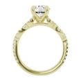 thumbnail image 2 of Unique Moments 2ct Lab Grown Diamond Infinity Solitaire Engagement Ring 14K Yellow Gold, 2 of 6