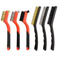 thumbnail image 1 of Wire Brush Set 7In 9In,6Pcs Small Wire Brushes For Rust, Dirt &Amp Cleaning, 1 of 8