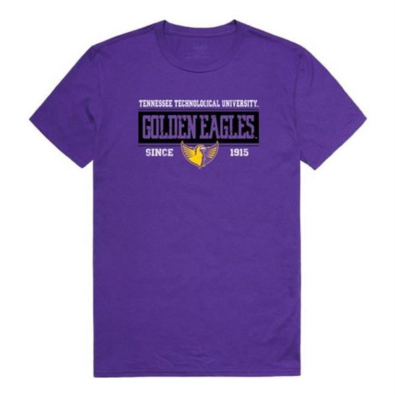 Tennessee Tech University Men Established T-Shirt, Purple - Large