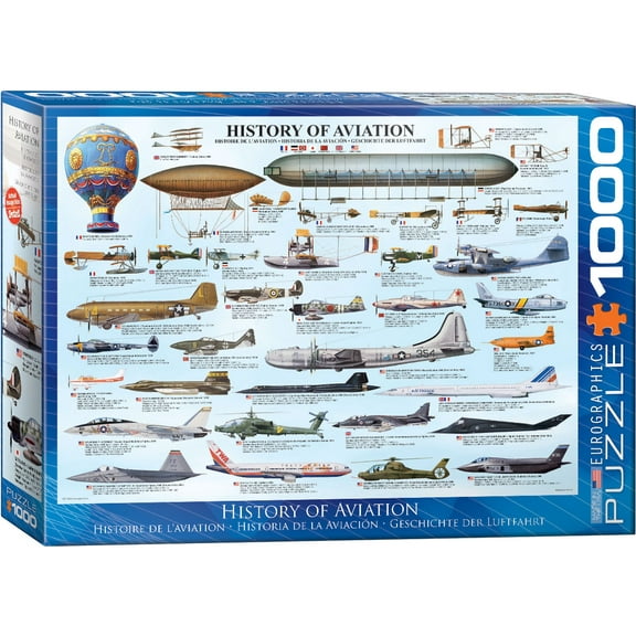 History of Aviation 1000-Piece Puzzle