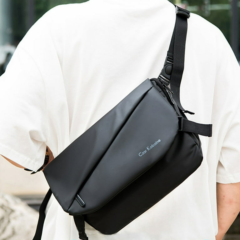 Aousin Men's Durable Composite Shoulder Bag