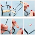 thumbnail image 4 of Kit de Telar Madera para Tejer Cuentas, Hacer Joyas, Pulseras, Collares, Máquina Hecha A Mano, Herramienta Manualidades Bricolaje, 4 of 8