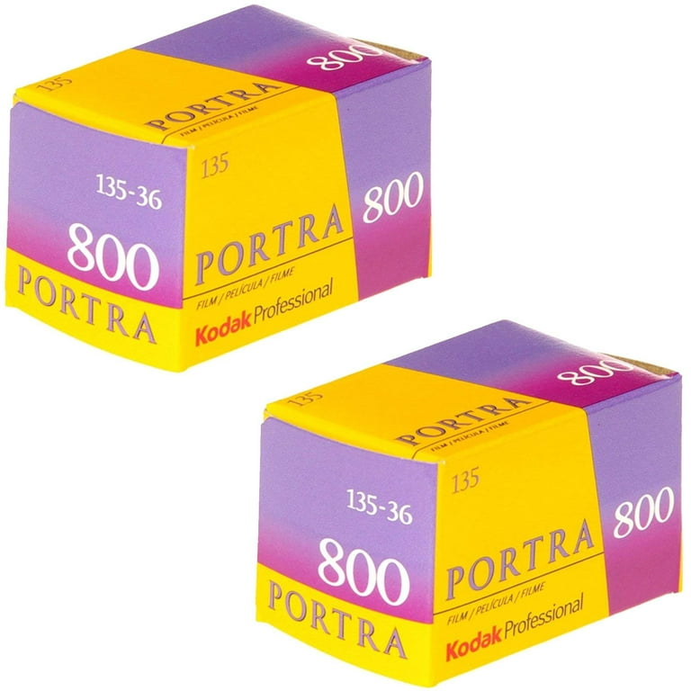 Pack of 2 Kodak 145 1855 Professional Portra 800 Color Negative