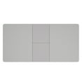 thumbnail image 7 of !nspire Contemporary MDF & Glass Dining Table w/Extension - Warm Grey, 7 of 7