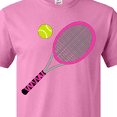 thumbnail image 4 of Inktastic Pink Tennis Racket and Ball T-Shirt, 4 of 5